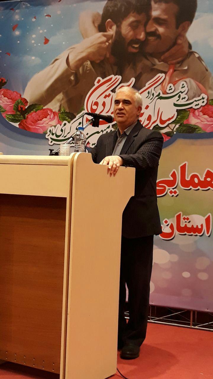 مهندس سید علی اکبر پرویزی استاندار خراسان جنوبی :آزادگان اثبات کردند که هرگز تن به ذلت نمی دهیم