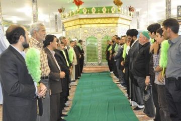 برپایی مراسم وفات حضرت زینب (س) سفیر کربلا در امامزادگان خراسان جنوبی