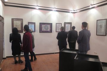 رقص قلم در نمایشگاه نسیم نوروز
