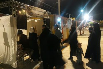افتتاح شب بازار صنایع دستی در سربیشه