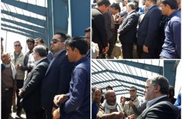 سالن ورزشی روستای تیغاب با حضور معتمدیان اعتبار لازم را برای اتمام گرفت