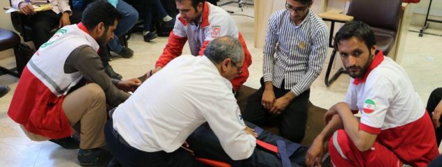 شرکت ۳۰ نفر از داوطلبان جمعیت هلال احمر در دوره تربیت مربی امداد