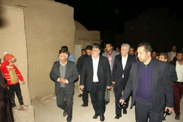 وزیر میراث فرهنگی، گردشگری و صنایع دستی از روستای تاریخی اصفهک بازدید کرد