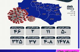 آمار رسمی  کرونا در خراسان جنوبی