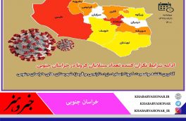 ♨️ ادامه شرایط نگران کننده تعداد مبتلایان کرونا در خراسان جنوبی