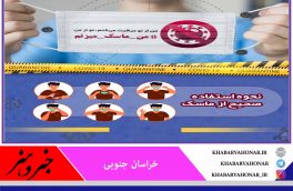 نحوه استفاده صحیح از ماسک