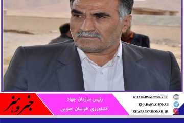 دستور وزیر جهاد کشاورزی برای حمایت از محصولات استراتژیک خراسان جنوبی