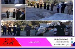 جهادگران مخلص بشرویه در قالب طرح سپهبد حاج قاسم سلیمانی به یاری کادر درمان بشرویه شتافتند