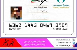 هنرکارت ۵۰ هنرمند خراسان جنوبی از سوی صندوق اعتباری هنر به فرهنگ و هنر ارشاداسلامی استان تحویل شد