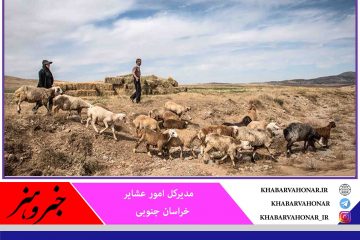پرداخت تسهیلات برای عبور عشایر خراسان جنوبی از بحران خشکسالی