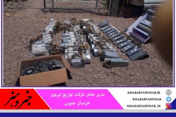 کشف ۴۱ دستگاه غیر مجاز استخراج رمز ارز از یک واحد مرغداری در خراسان جنوبی