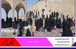 مراسم پیاده روی جاماندگان اربعین  شهرستان قاین