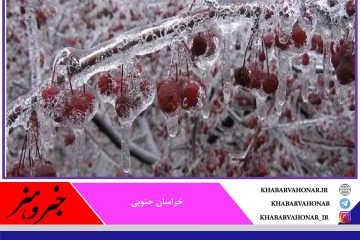 خراسان جنوبی یخ می زند