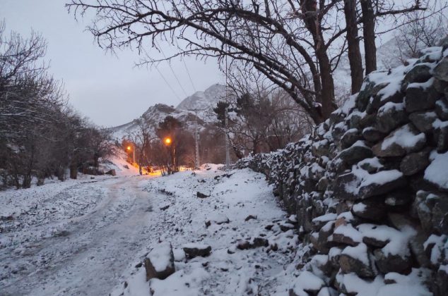 طبیعت زیبای برفی کوه های باقران بیرجند – عکس ابوالفضل حسن پور
