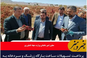پرداخت تسهیلات ساخت بارگاه زرشک و سردخانه به زرشک‌کاران خراسان جنوبی پیگیری می شود