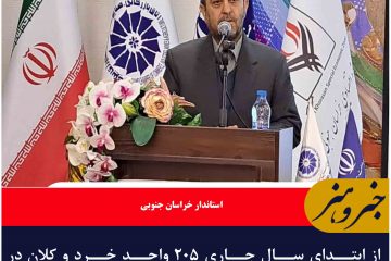 از ابتدای سال جاری ۲۰۵ واحد خرد و کلان در خراسان جنوبی به چرخه تولید برگشت