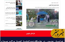 خراسان جنوبی، در جایگاه دوم انتشار اخبار مراکز صدا و سیما کشور