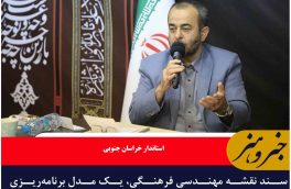 سند نقشه مهندسی فرهنگی، یک مدل برنامه‌ریزی مسئله‌محور و نقطه‌زن است