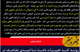 روند کند تغییرات باعث نا امیدی مضاعف در خراسان جنوبی