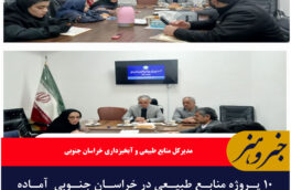 ۱۰ پروژه منابع طبیعی در خراسان جنوبی  آماده افتتاح به مناسبت دهه فجر است