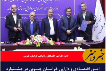 امور اقتصادی و دارایی خراسان جنوبی در جشنواره شهید رجایی وزارت اقتصاد دستگاه برتر شد