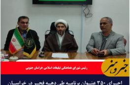 اجرای ۳۵۰ عنوان برنامه طی دهه فجر در خراسان جنوبی