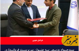 سیدجواد بدیعی به عنوان سرپرست فرمانداری ویژه طبس منصوب شد