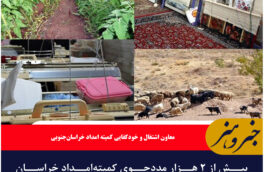 بیش از ۲ هزار مددجوی کمیته‌امداد خراسان‌جنوبی سالانه خودکفا می‌شوند