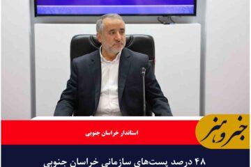 ۴۸ درصد پست‌های سازمانی خراسان جنوبی خالی است