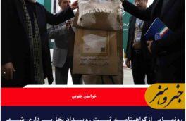 رونمایی ازگواهینامه ثبت رویداد نخل‌برداری شهر آیسک