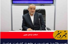 نصب ۲۵۰ پنل خورشیدی در چاه‌های کشاورزی خراسان جنوبی