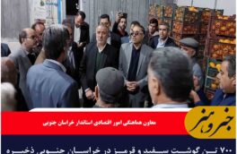 ۷۰۰ تن گوشت سفید و قرمز در خراسان جنوبی ذخیره‌سازی شد