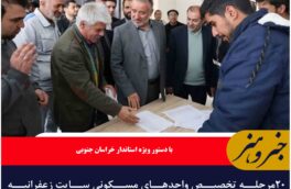 مرحله تخصیص واحدهای مسکونی سایت زعفرانیه بیرجند آغاز شد