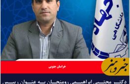 دکتر مجتبی ابراهیمی رومنجان به عنوان رییس جدید جهاددانشگاهی خراسان جنوبی منصوب شد