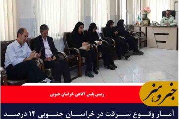 آمار وقوع سرقت در خراسان جنوبی ۱۴ درصد کاهش یافت