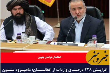 افزایش ۲۲۸ درصدی واردات از افغانستان؛ ماهیرود ستون اقتصاد دو کشور