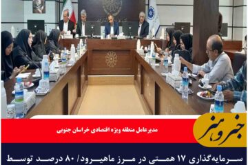 سرمایه‌گذاری ۱۷ همتی در مرز ماهیرود/ ۸۰ درصد توسط سرمایه‌گذاران افغانستانی محقق شده است