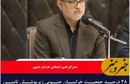 ۴۸ درصد جمعیت خراسان جنوبی زیرپوشش تامین اجتماعی هستند
