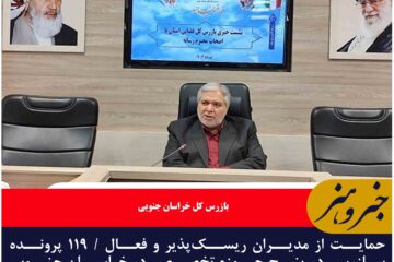 حمایت از مدیران ریسک‌پذیر و فعال / ۱۱۹ پرونده بازرسی در پنج حوزه تخصصی در خراسان جنوبی تشکیل شد