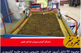 صعود ۹۶ دانش‌آموز خراسان جنوبی به مرحله کشوری جشنواره خوارزمی