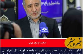 تمام همت استان بر رفع موانع از مسیر تولید است