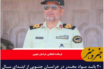 ۳۰ باند مواد مخدر در خراسان جنوبی از ابتدای سال جاری کشف شد