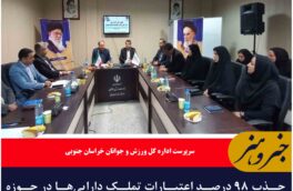 جذب ۹۸ درصد اعتبارات تملک دارایی‌ها در حوزه ورزش و جوانان خراسان جنوبی