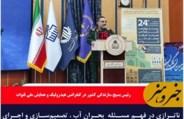 ناترازی در فهم مسئله  بحران آب ، تصمیم‌سازی و اجرای سیاست‌ها