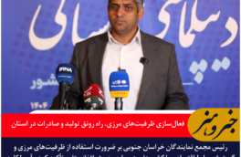 فعال‌سازی ظرفیت‌های مرزی، راه رونق تولید و صادرات در خراسان جنوبی