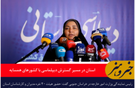 ابراهیمی: خراسان جنوبی در مسیر گسترش دیپلماسی استانی با کشورهای همسایه قرار گرفته است