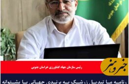 رنامه ما تبدیل زرشک به برندی جهانی با پشتوانه حمایت همه‌جانبه از زرشک‌کاران