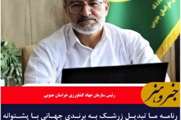 رنامه ما تبدیل زرشک به برندی جهانی با پشتوانه حمایت همه‌جانبه از زرشک‌کاران