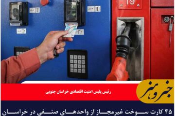 ۴۵ کارت سوخت غیرمجاز از واحدهای صنفی در خراسان جنوبی کشف شد