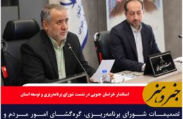 تصمیمات شورای برنامه‌ریزی، گره‌گشای امور مردم و پشتیبان سرمایه‌گذاران باشد